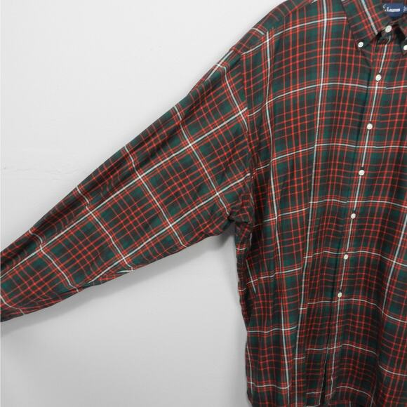 Ralph Lauren‎ Blaire Plaid Button Down Shirt Size XXL Green Red Black Pony 2XL - Picture 8 of 8